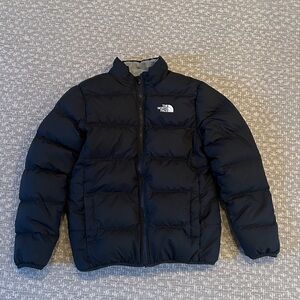 North Face youth large puffer reversible jacket